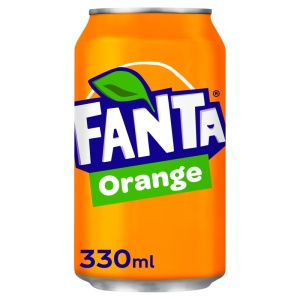 Fanta Orange 330Ml Can (24 Pack)