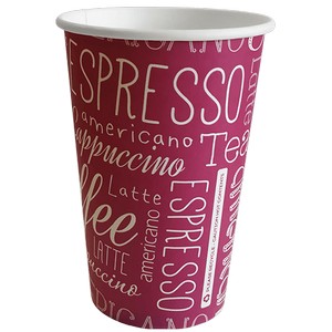9oz ROSA 'Coffee Lovers' Paper Vending Cups x 1000