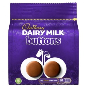 Cadbury Dairy Milk Giant Buttons 95G (10 Pack)