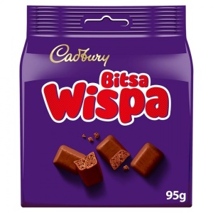 Cadbury Bitsa Wispa Chocolate Bag 85G (10 Pack)