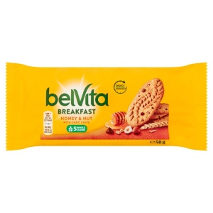 Belvita Breakfast Honey & Nut With Choc Chips Biscuits 50G (20 Pack)