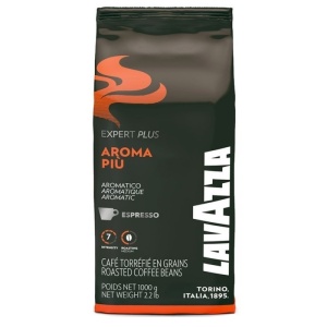 Lavazza Expert Plus Aroma Piu Roasted Coffee Beans 1Kg (6 Pack)