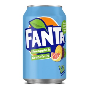 Fanta Pineapple & Grapefruit 330Ml Can (24 Pack)