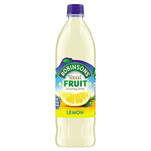 Robinsons (No Added Sugar) Lemon 1litre (x12)