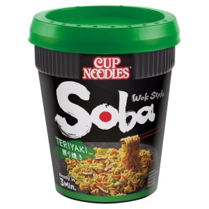 Soba Wok Style Teriyaki Noodle Cup 90G (8 Pack)