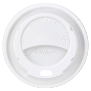 White Domed Cup Lid (Pour Moi) 8/10Oz (1000 Pack)