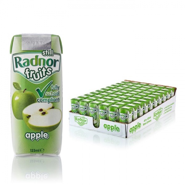 Radnor 50% Apple Juice Carton 125Ml (60 Pack)