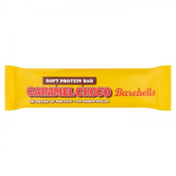 Barbells Soft Protein Caramel Chocolate Bar 55G (12 Pack)