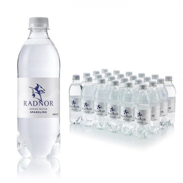 Radnor Sparkling Screwcap Water Bottle 500Ml (24 Pack)