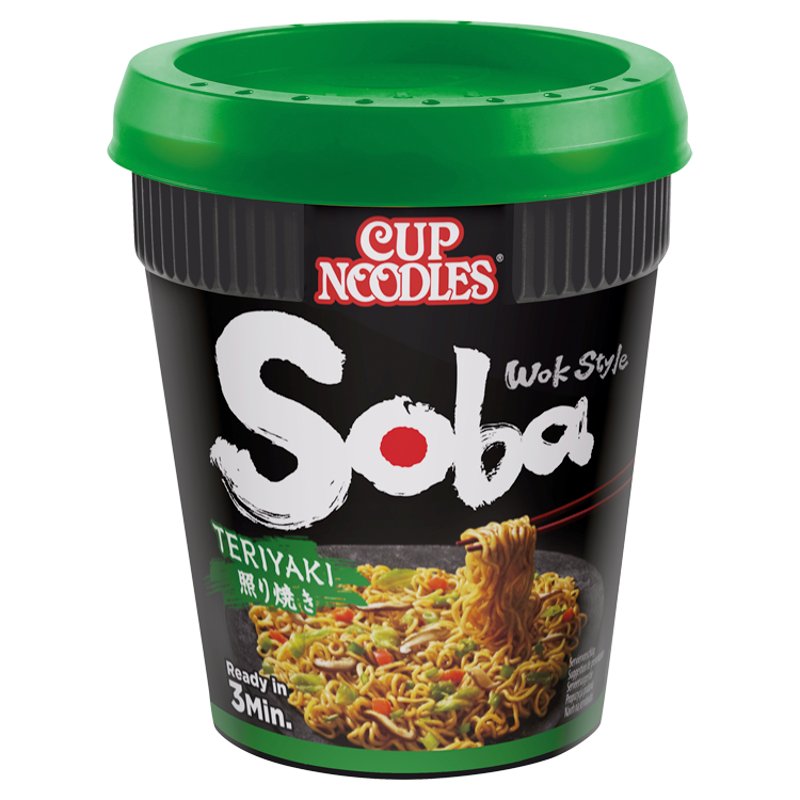 Soba Wok Style Teriyaki Noodle Cup 90G (8 Pack)